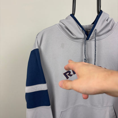 00s Reebok Hoodie Grey Medium