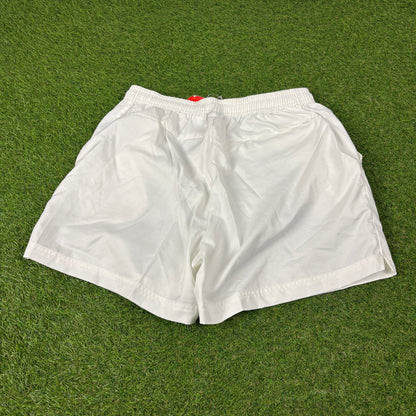 00s Nike Court Tennis Shorts White Large