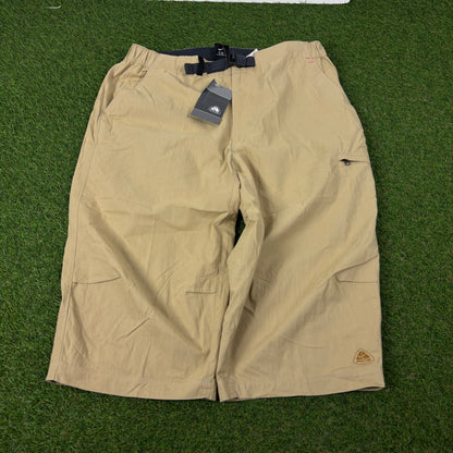 00s Nike ACG Belted Cargo Shorts Brown Large