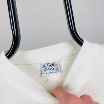 90s Mouse Sweatshirt Brown Medium