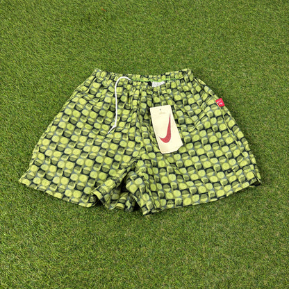 90s Nike Funky Shorts Orange XS