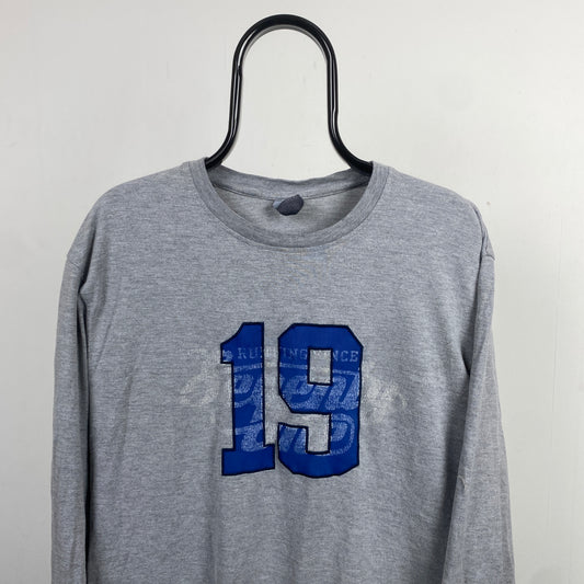 00s Nike Long Sleeve T-Shirt Grey XL