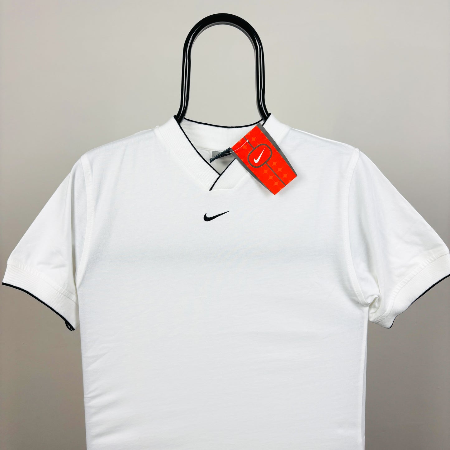 00s Nike Centre Swoosh T-Shirt White XS
