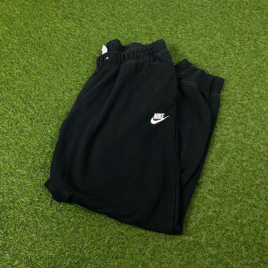 00s Nike Cotton Joggers Black Large