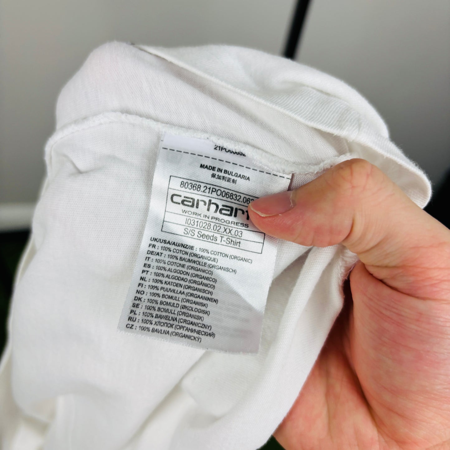 00s Carhartt Seeds T-Shirt White Medium