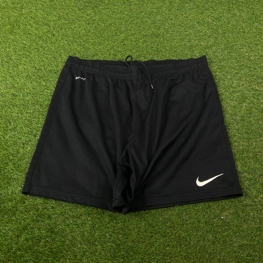 00s Nike Football Shorts Black Large