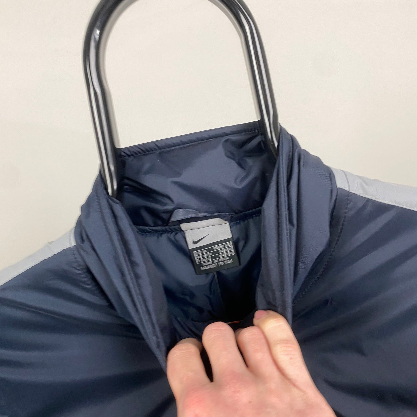 00s Nike Puffer Jacket Blue Medium