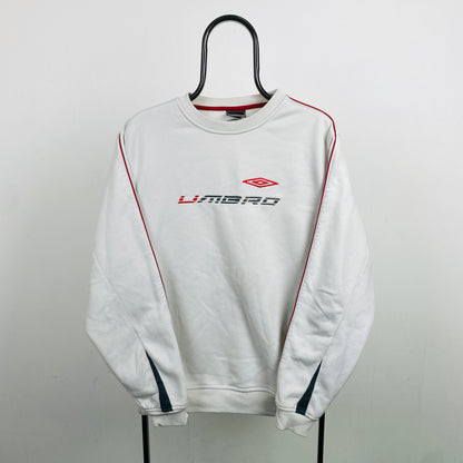 Retro Umbro Sweatshirt White Large