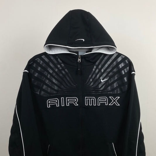 00s Nike Air Max Hoodie Black Small