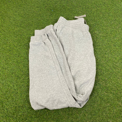 00s Nike Cotton Joggers Grey Large