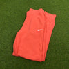 00s Nike Cotton Joggers Orange Small
