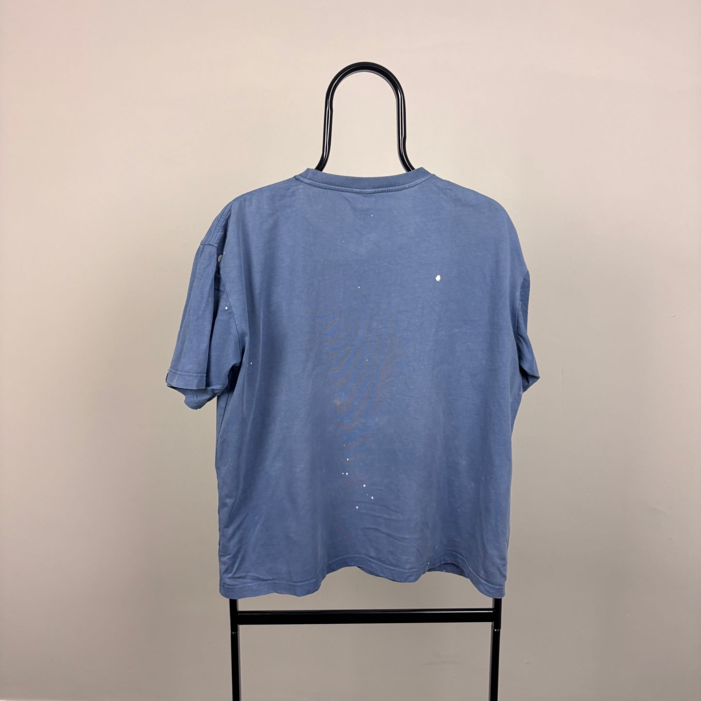 90s Guess Boxy Fit T-Shirt Blue Medium