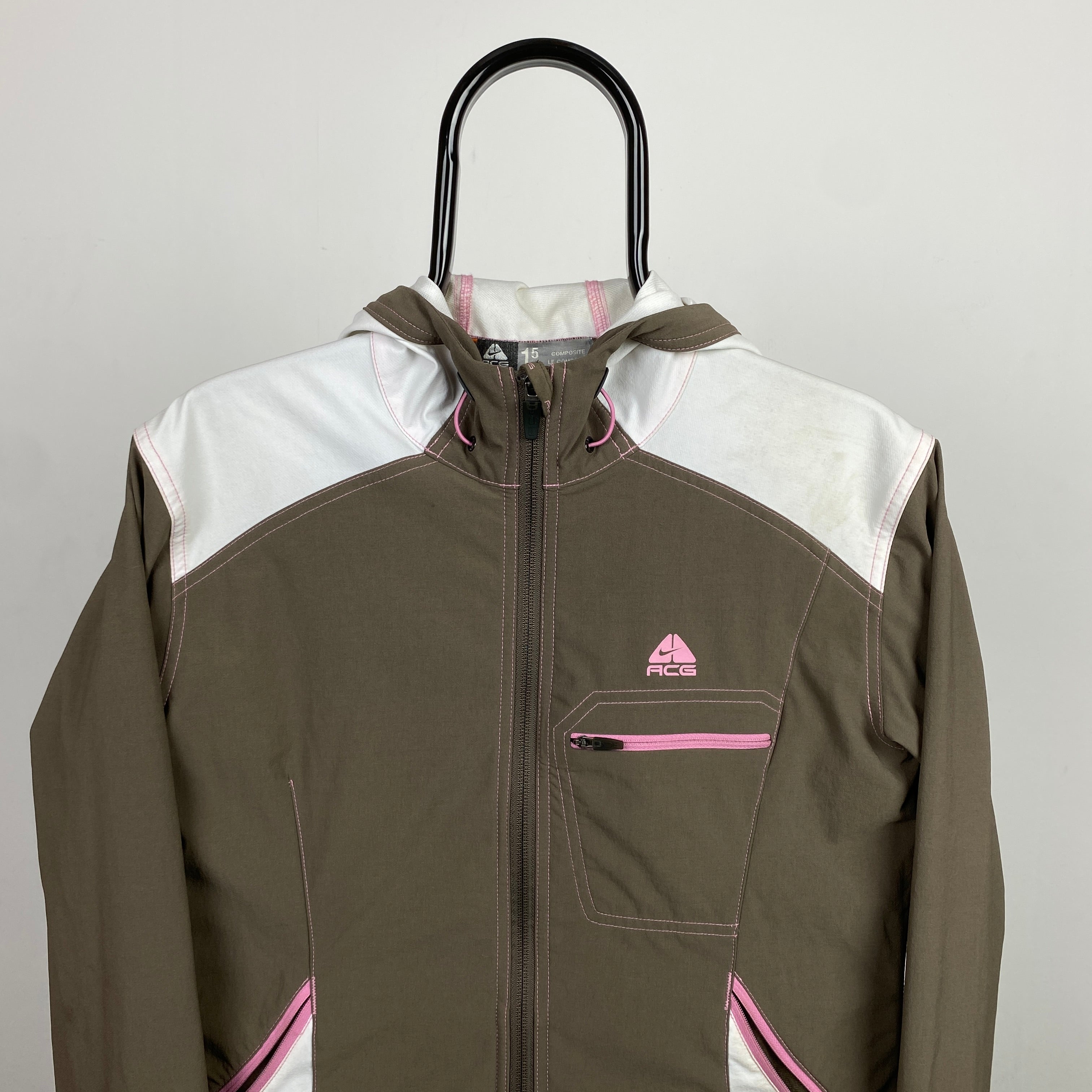00s Nike ACG Waterproof Coat Jacket Brown Medium