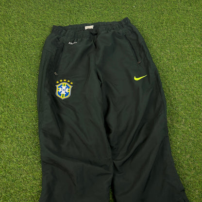 00s Nike Brazil Joggers Green Small