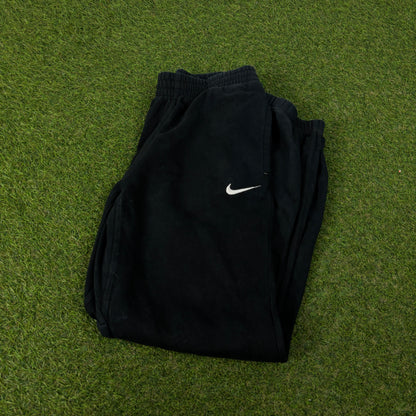 00s Nike Wide Leg Cotton Joggers Black XS