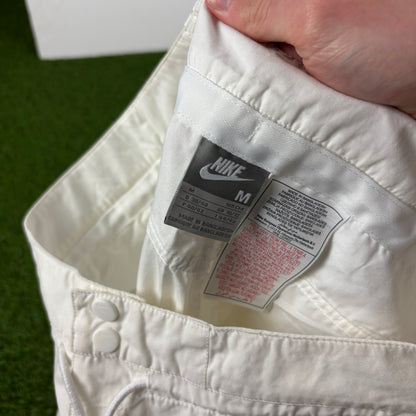 00s Nike 3/4 Length Shorts White Medium