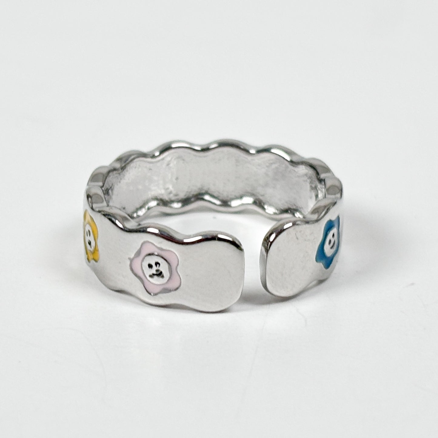 Dainty Flower Ring .925 Silver