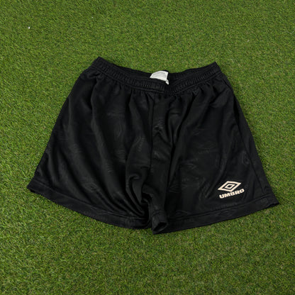 90s Umbro Football Shorts Black XL