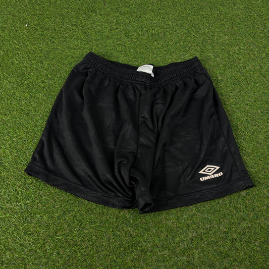 90s Umbro Football Shorts Black XL
