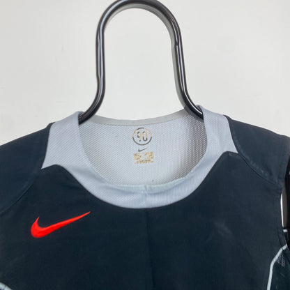 00s Nike Total 90 Vest T-Shirt Black Medium