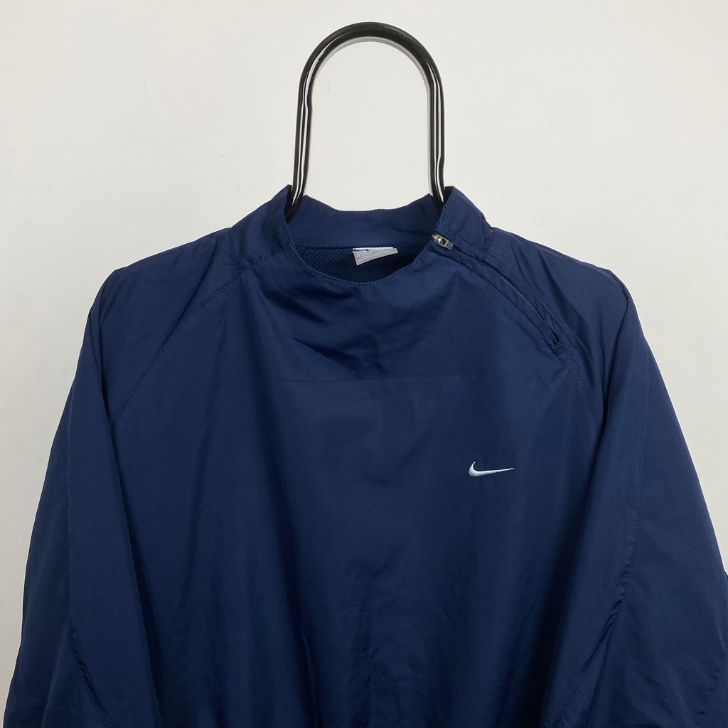 00s Nike Side Winder Windbreaker Jacket Blue Large