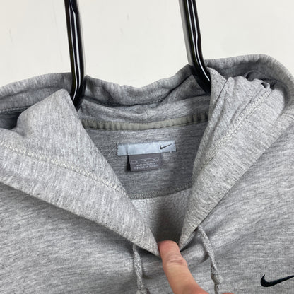 00s Nike Heavyweight Hoodie Grey Medium