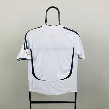 Retro 00s Adidas Germany Football Shirt T-Shirt White Medium
