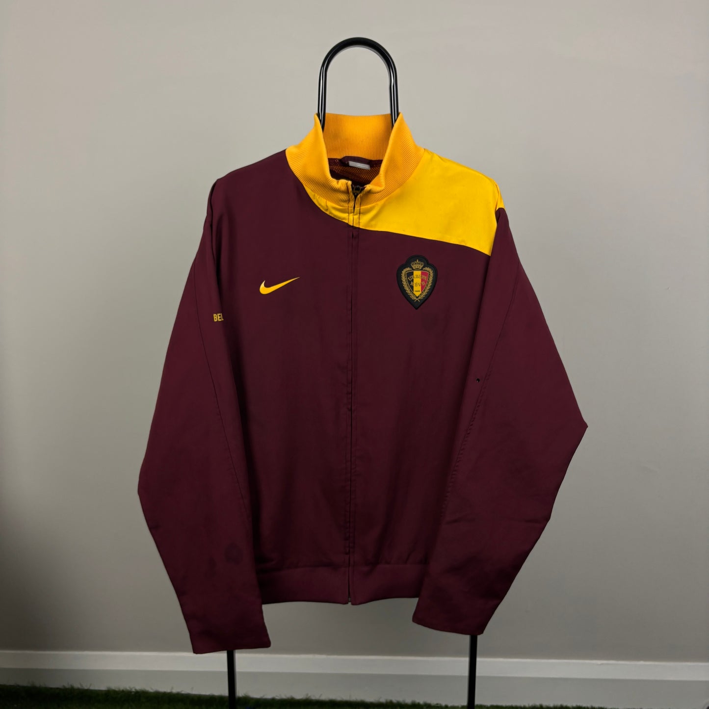 00s Nike Belgium Windbreaker Jacket Red Large