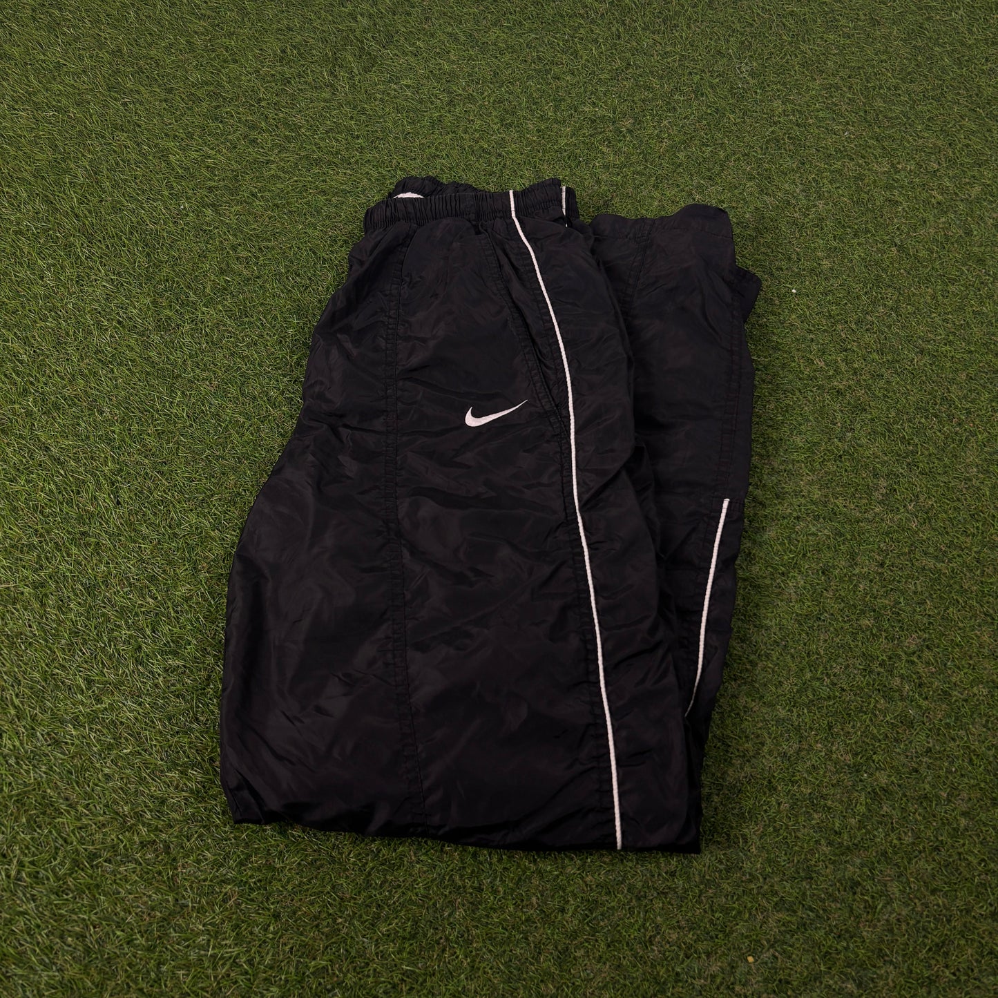 90s Nike Piping Joggers Black Small