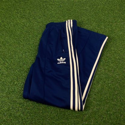 90s Adidas Piping Joggers Blue Small