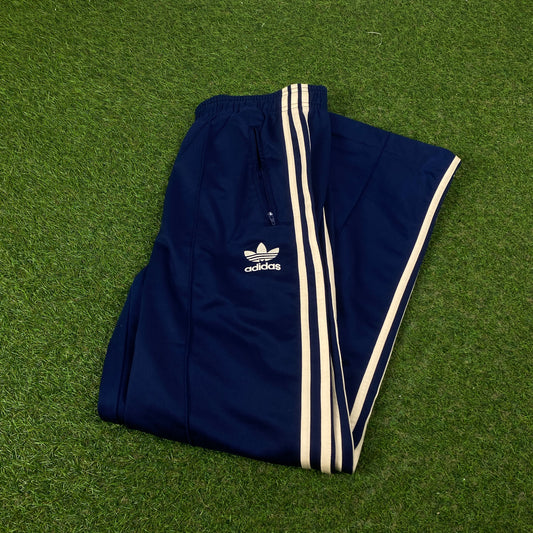 90s Adidas Piping Joggers Blue Small