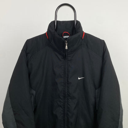 00s Nike Puffer Jacket Black Large