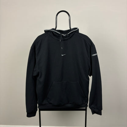 00s Nike Air Max Centre Swoosh Hoodie Black Medium