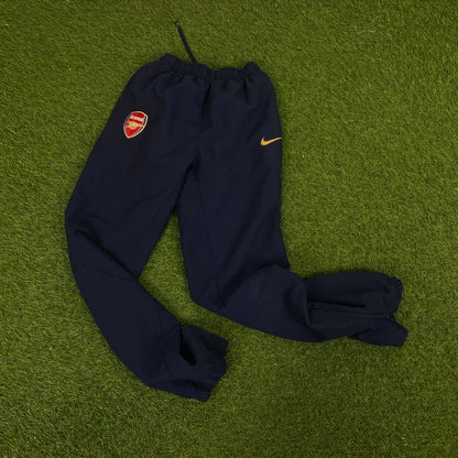 00s Nike Arsenal Football Jacket + Joggers Set Red XS