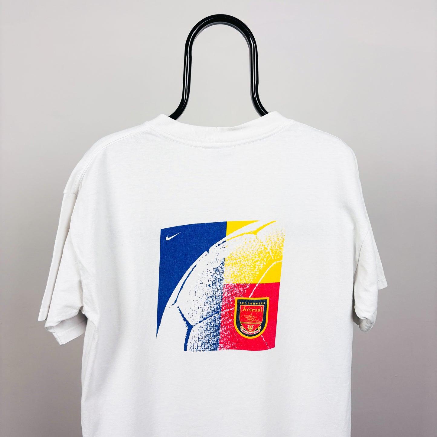 90s Nike Arsenal T-Shirt White Medium