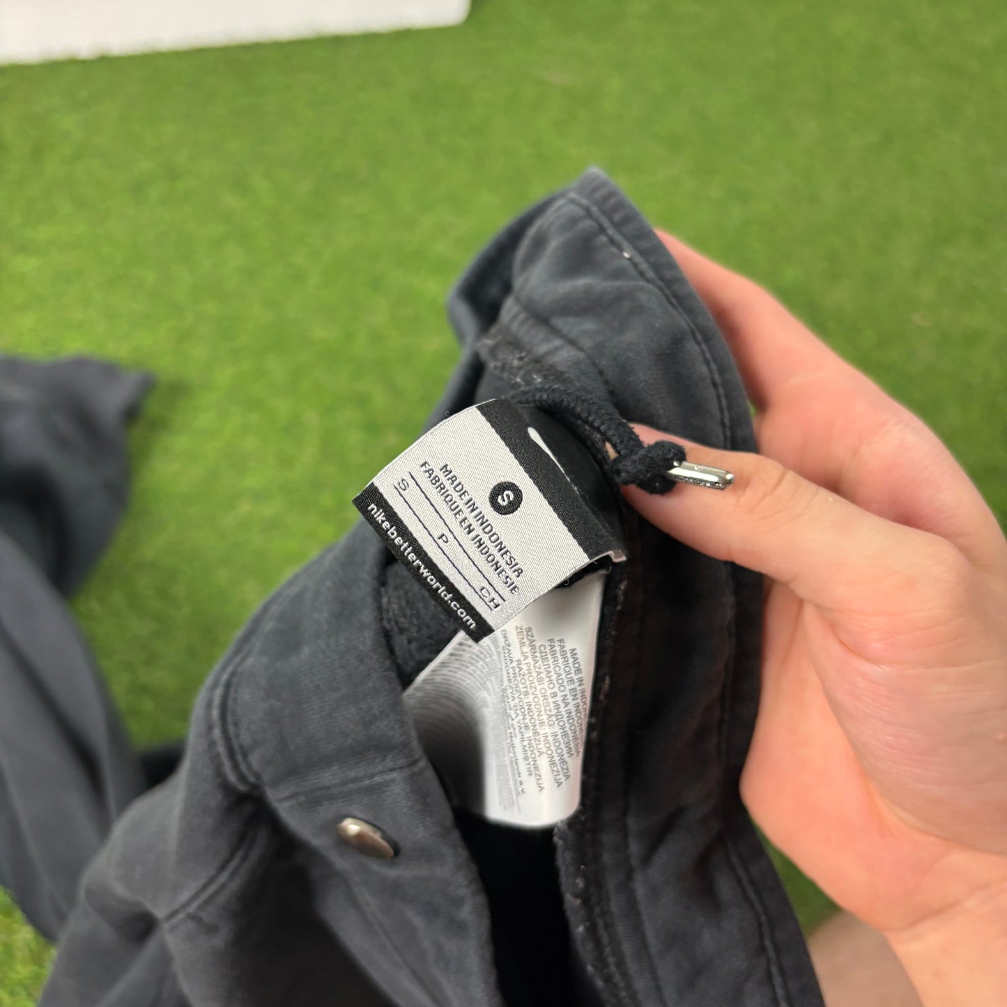 00s Nike Cotton Joggers Black Small