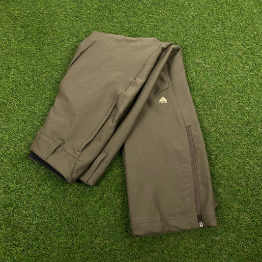 00s Nike ACG Cargo Trousers Joggers Brown XS