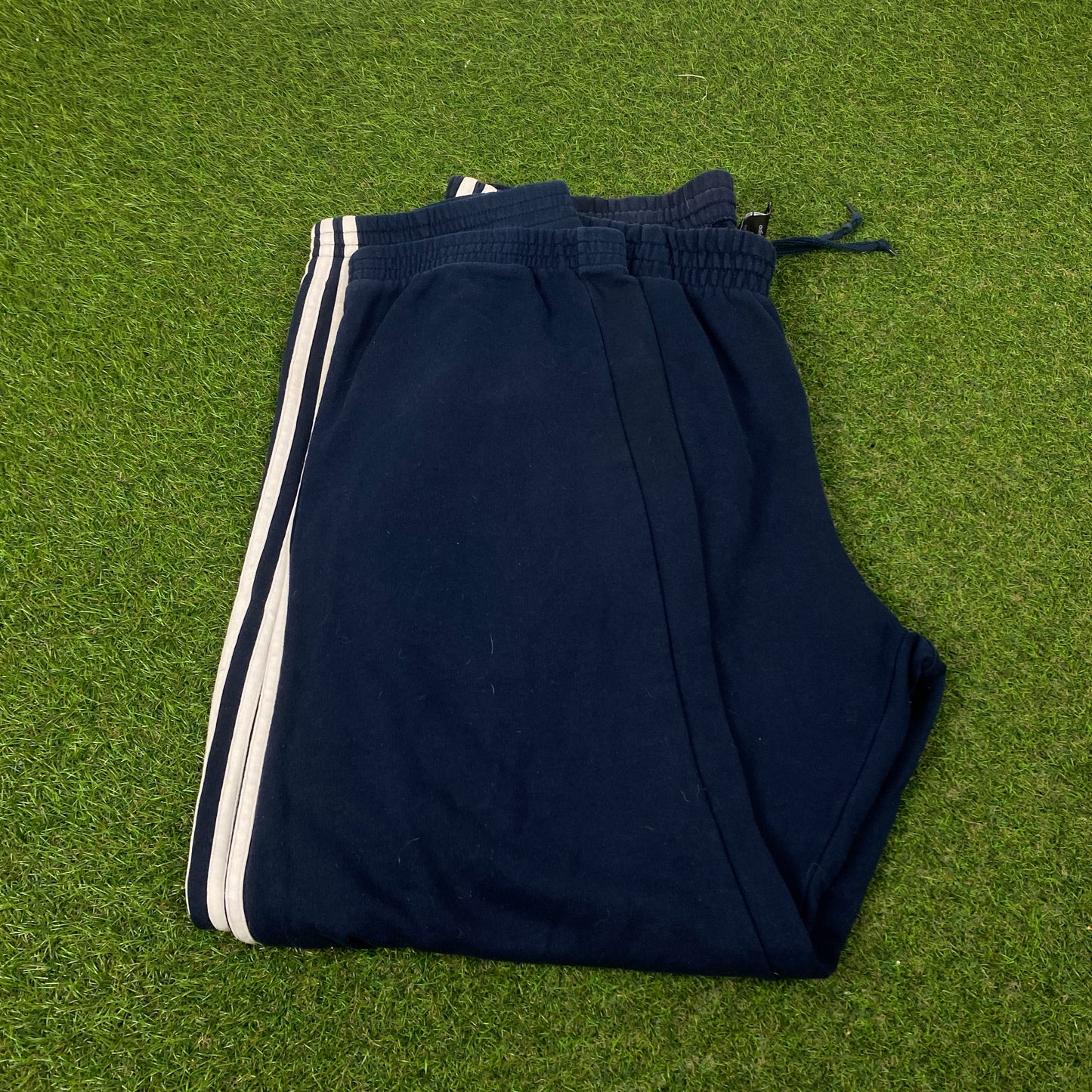 00s Adidas Cotton Joggers Blue XL