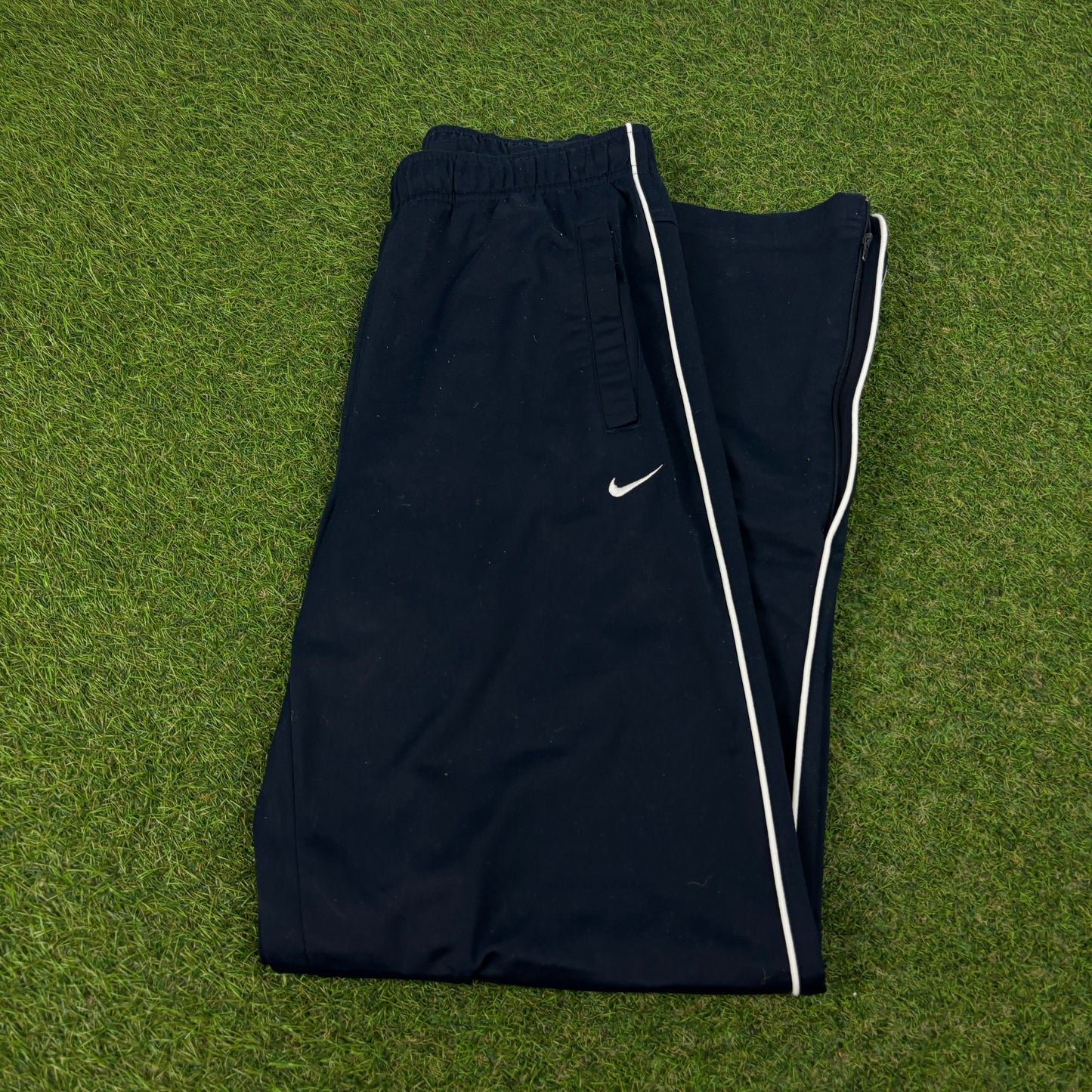 00s Nike Piping Joggers Blue Small