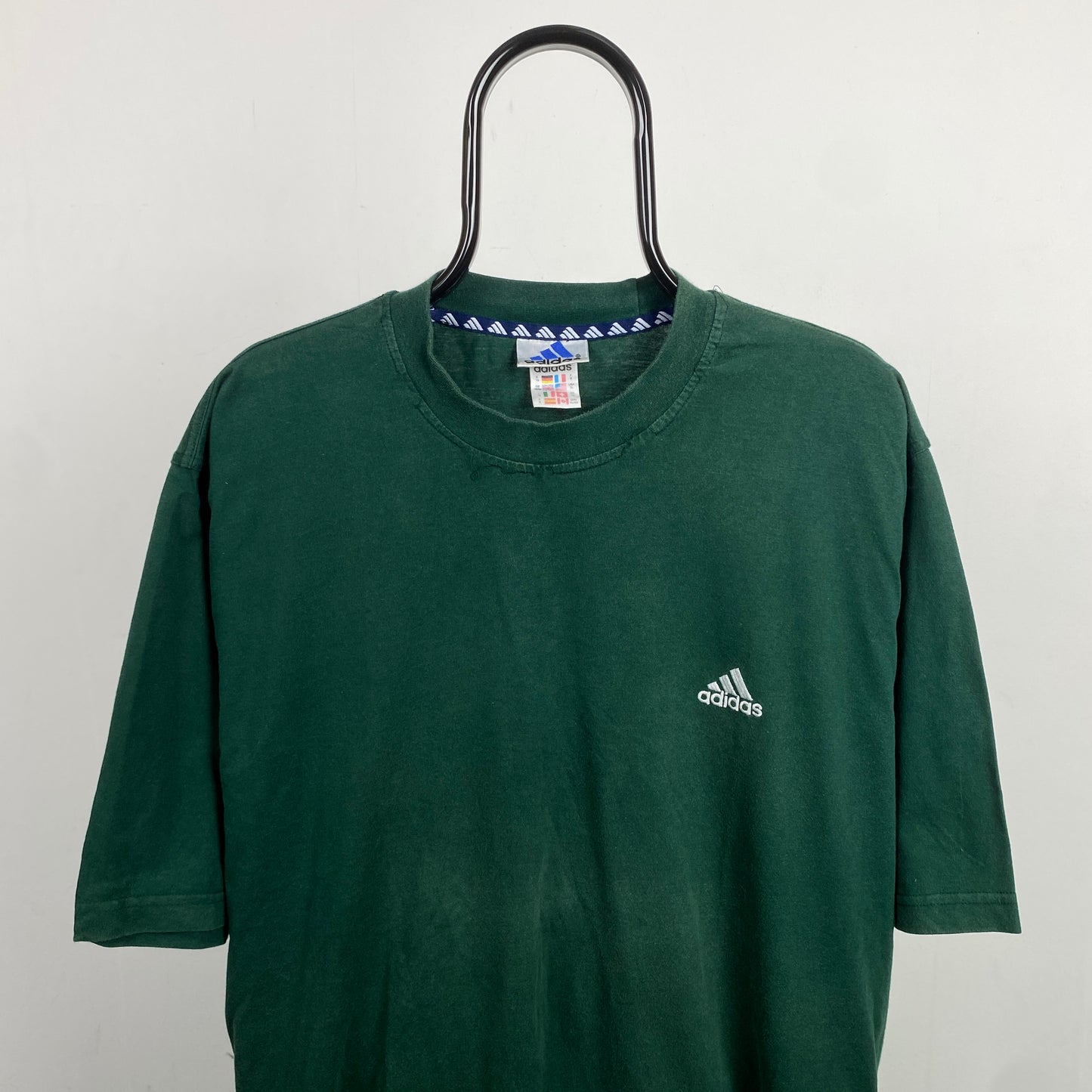 90s Adidas T-Shirt Pine Green XL