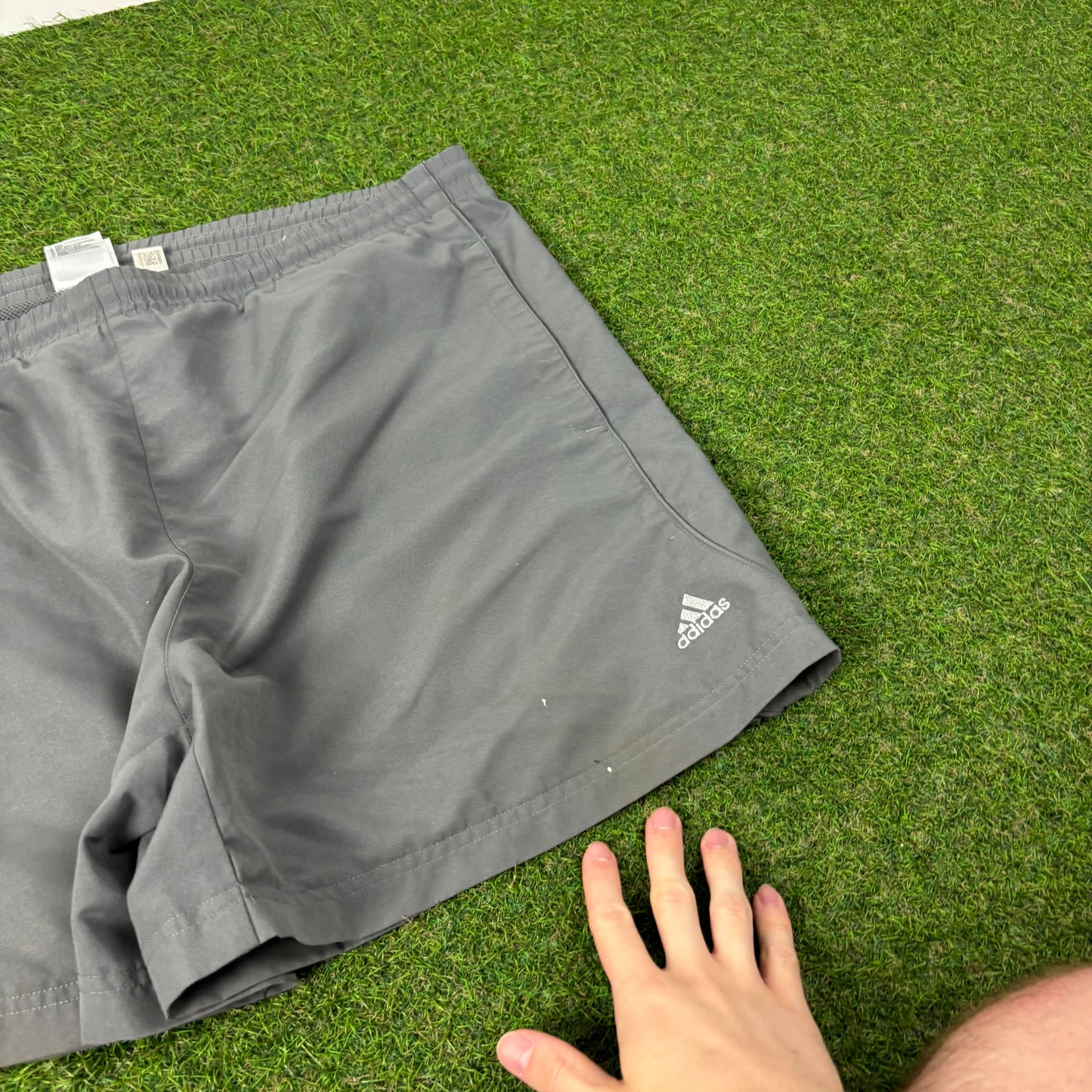 00s Adidas Shorts Grey XXL