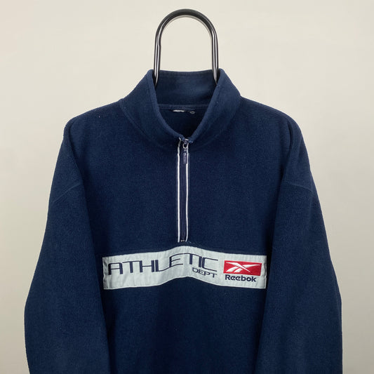 00s Reebok Fleece Sweatshirt Blue XL