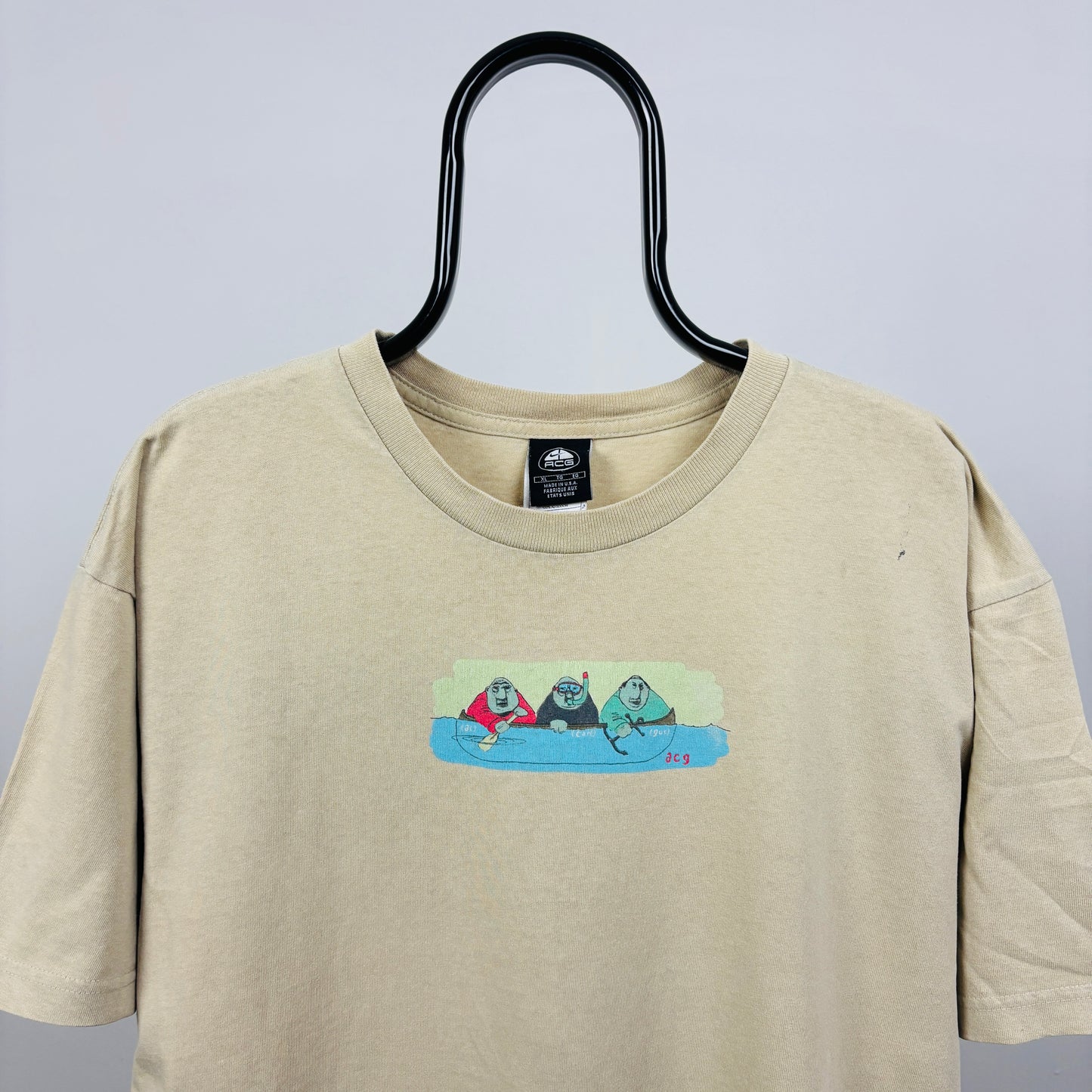 90s Nike ACG Al Carl Gus T-Shirt Brown XL