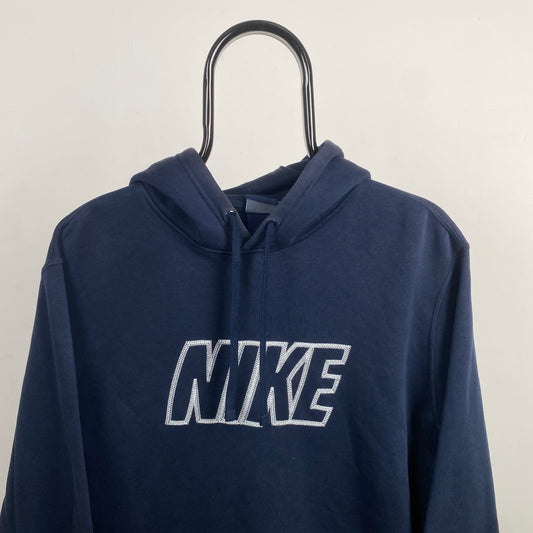 00s Nike Hoodie Blue Medium