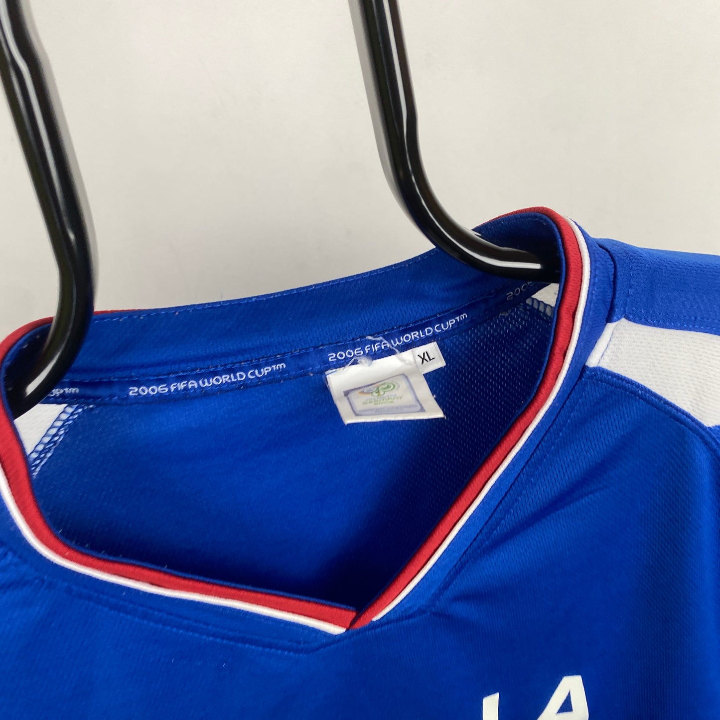 Retro 90s Italy Football Shirt T-Shirt Blue XL