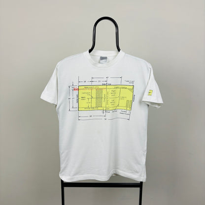 00s Nike Tennis Court T-Shirt White Small