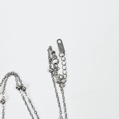 Seashell Charm Necklace Stainless Steel