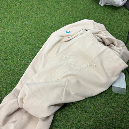 00s Nike Wide Leg Cotton Joggers Brown XL