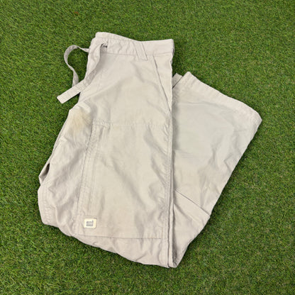 00s Nike ACG Zip Off Cargo Trousers Joggers Brown Small