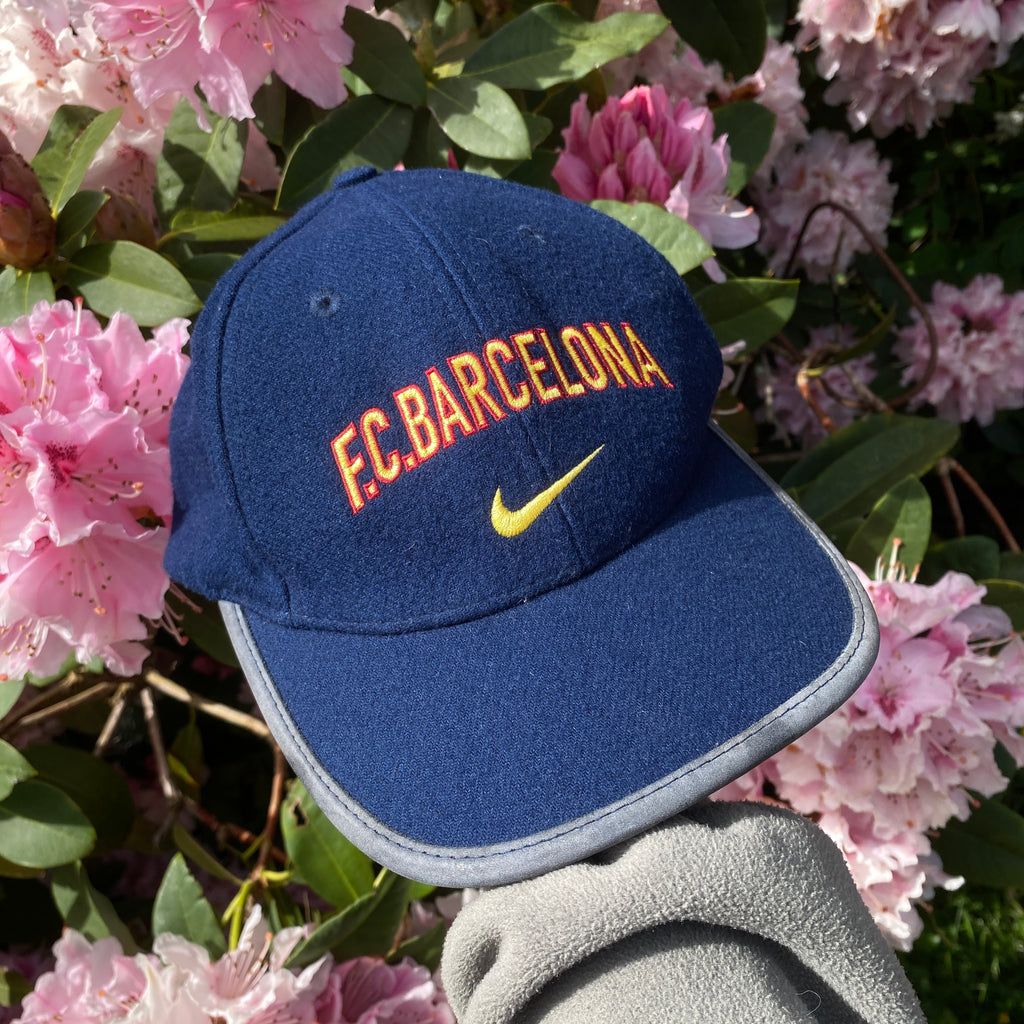 90s Nike Barcelona Hat Blue